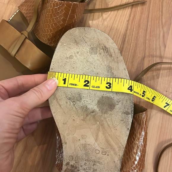 Vince Forster Leather & Watersnake Ankle-Wrap Sandals. Size 9. Dust bag incl. - Picture 11 of 11